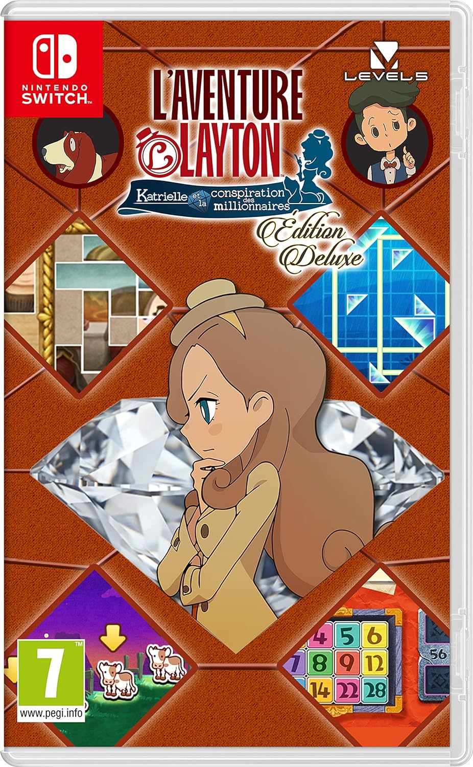 L'aventure Layton : Katrielle Et La Conspiration Des Millionnaires - Édition Deluxe - Nintendo Switch