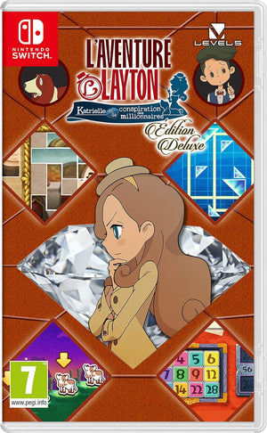 L'aventure Layton : Katrielle Et La Conspiration Des Millionnaires - Édition Deluxe - Nintendo Switch